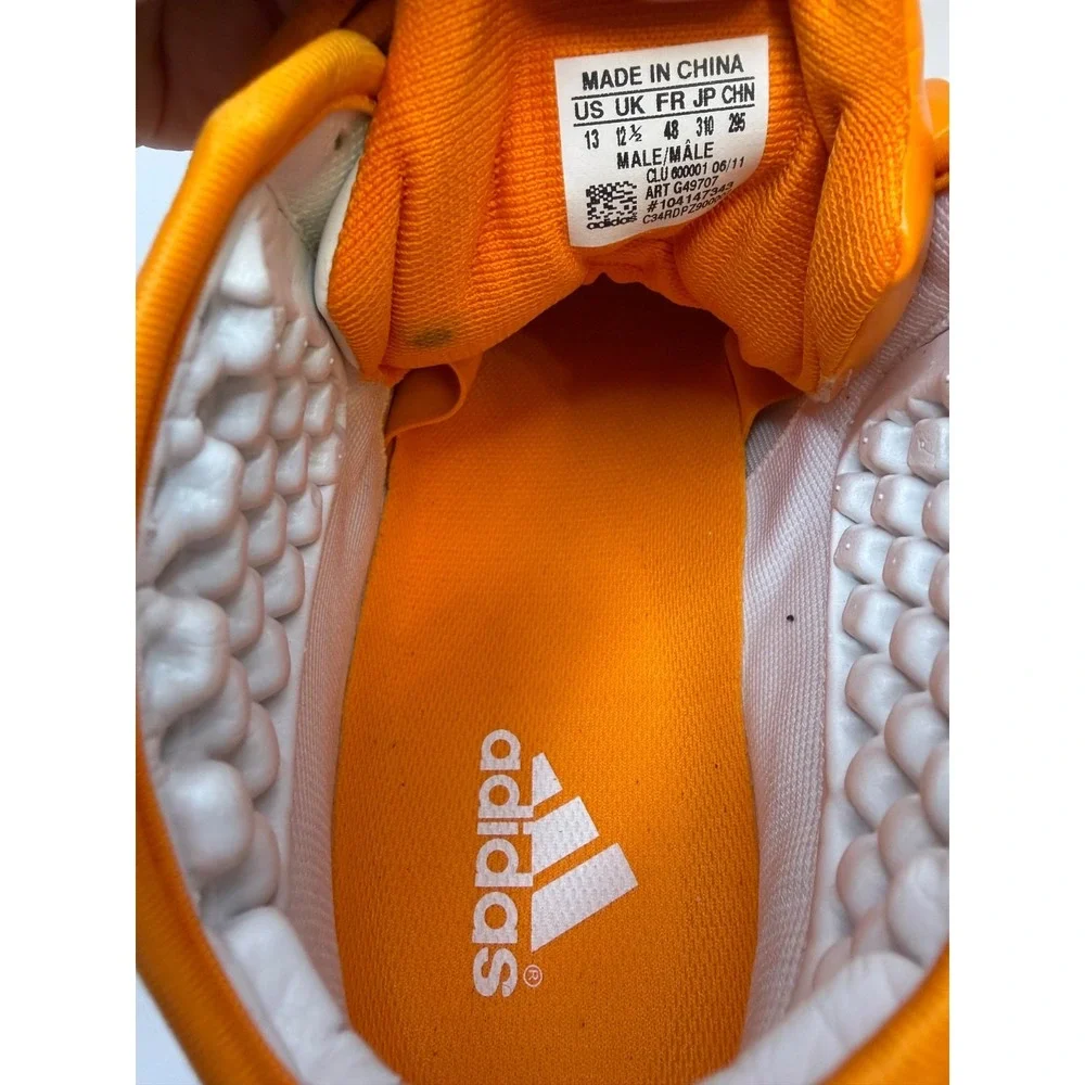 Adidas Malice Fly Cleats Football Size 13 Orange & White